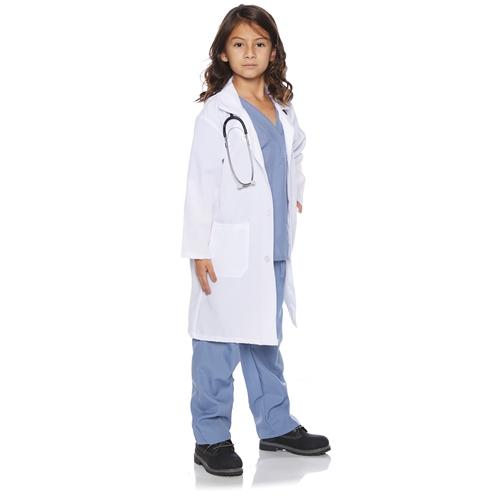 Doctor Scrubs with Lab Coat Child Costume