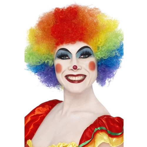 Crazy Rainbow Clown Wig