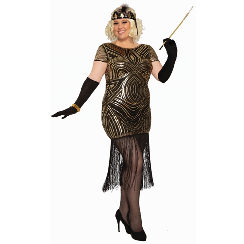 Art Deco Flapper Plus Size Costume