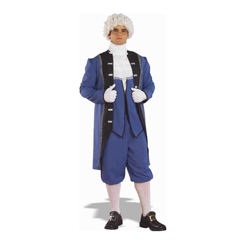 Blue Colonial Man Costume