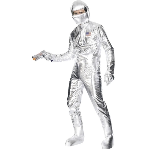 Silver Spaceman Adult Costume