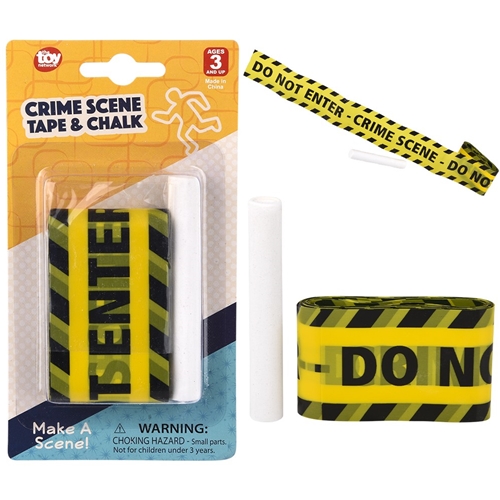 Crime Scene Tape and Chalk Set