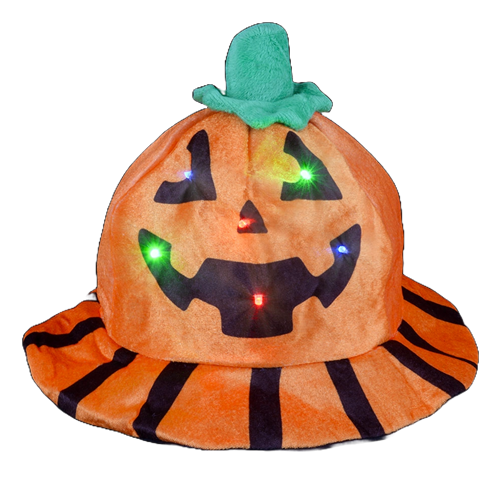 Light-Up Jack-O-Lantern Pumpkin Hat