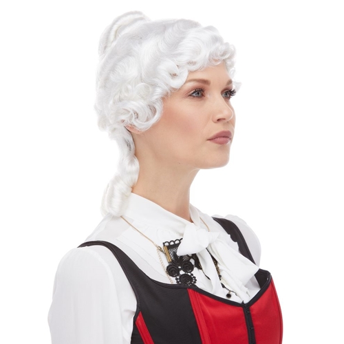 Colonial Lady Wig or Mrs. Claus Wig