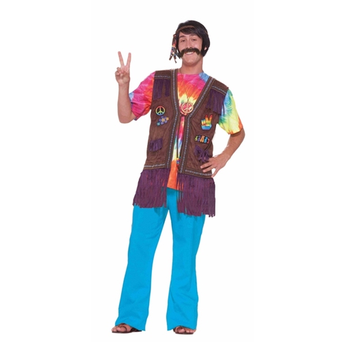 Hippie Peace Vest Adult Costume