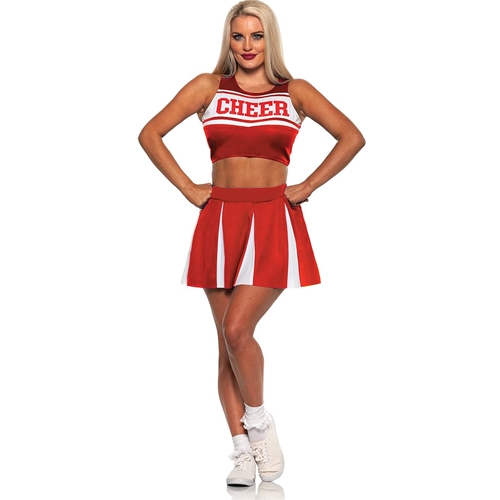 Crop Top Cheer Leader Adult Costume