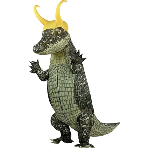 Loki Alligator Inflatable Adult Costume