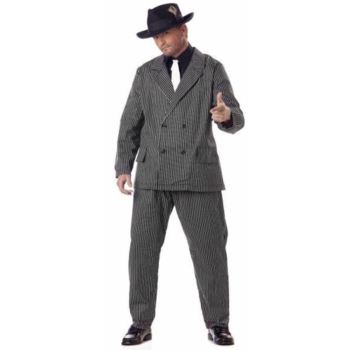 Gangster Plus Size Adult Costume