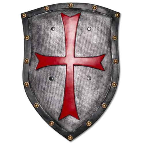 Medieval Knights Templar Foam Shield