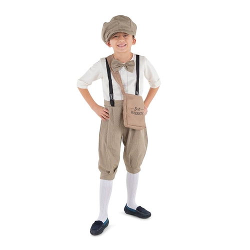 Vintage Newsboy Kids Costume