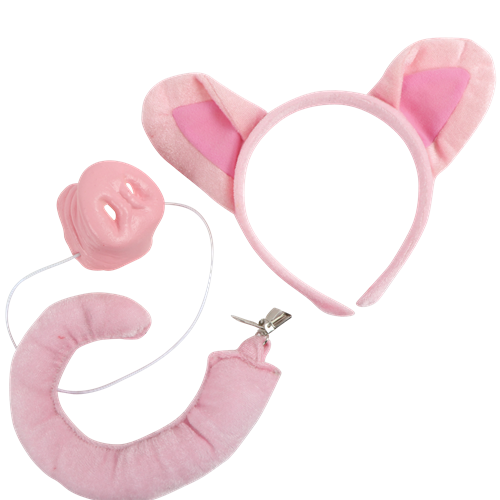 Pink Pig Costume Accessory Kit