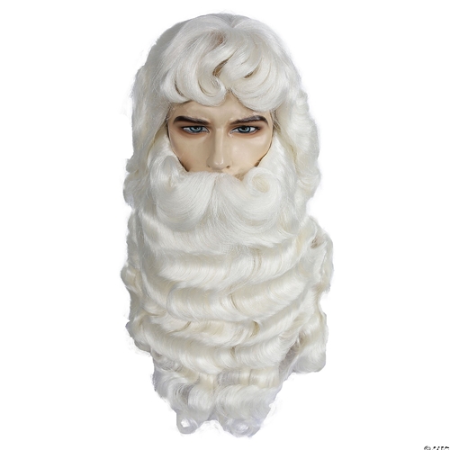 Supreme Santa Wig & Beard Set w/Moustache