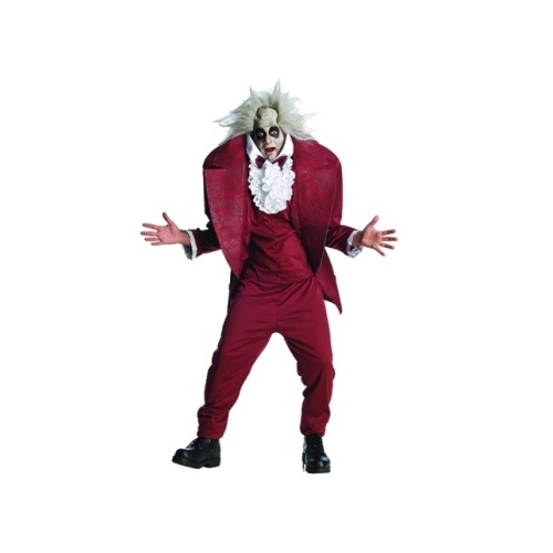 Beetlejuice w/Shrunken Head (3pc) Adult Costume, Size XL