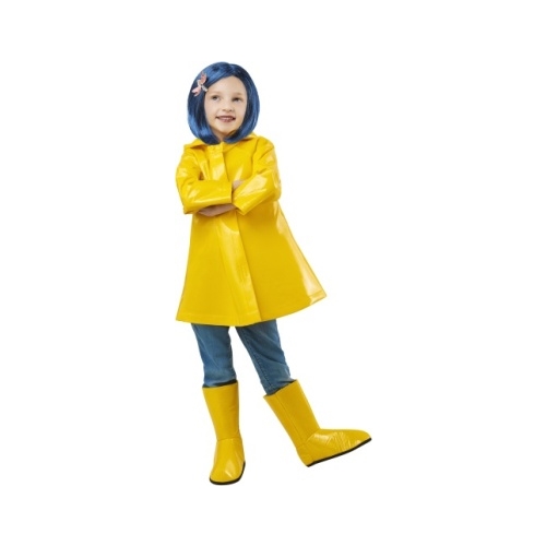 Coraline (3pc) Childs Costume, Size Small