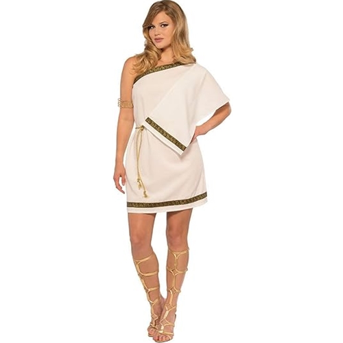 White Greek Gown Adult Costume