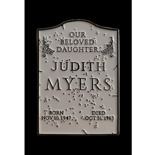 Judith Myers Tombstone Enamel Pin