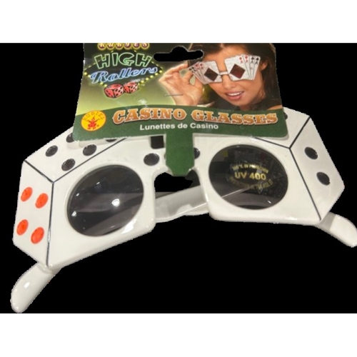 Casino Dice Glasses