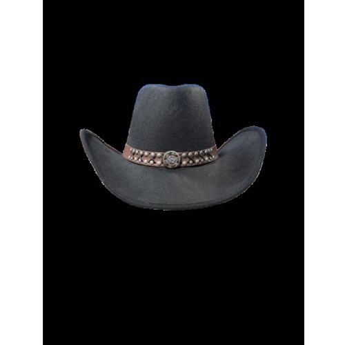 Western Hat Felt Black