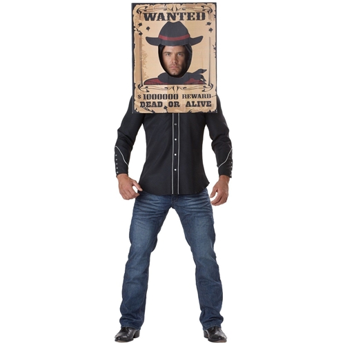 Wanted! Poster Adult Costume