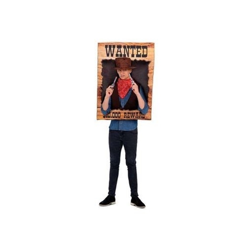 Wanted! Poster Childs Costumer Size 5 - 6