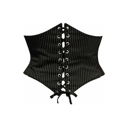 Corset Belt Cincher Lace Pinstripe