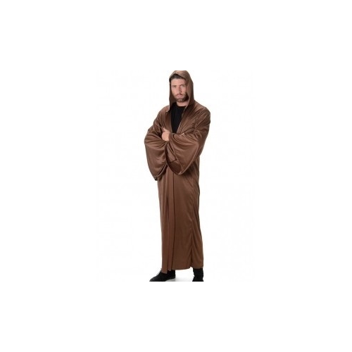 Brown Hooded Robe Adult