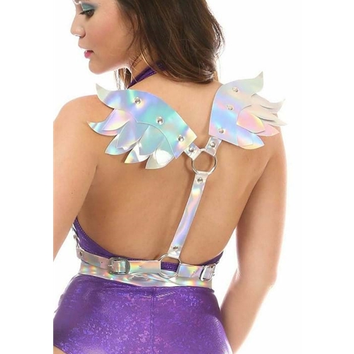 Body Harness Silver Wings