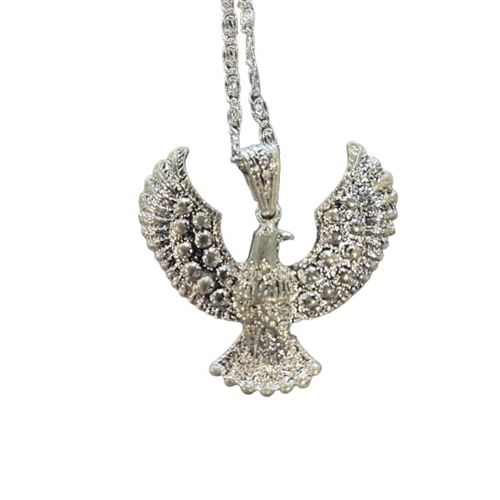 Eagle Necklace Silver