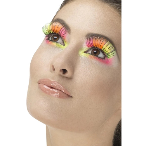 Eyelashes 80's Party Neon