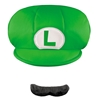 Luigi Child Hat & Mustache | The Costumer
