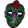 Rotten Vintage Zombie Punk Retro Halloween Mask