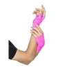 80s Neon Pink Fingerless Lace Gloves