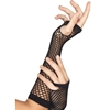 Long Black Fishnet Gloves