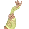 Long Neon Green Fishnet Gloves