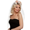 Floral Headband with Veil