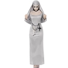 Grey Gothic Nun Adult Costume