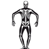 Skeleton Second Skin Adult Costume Size Medium