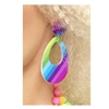 Neon Teardrop Earrings