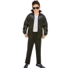 Rocking Rebel Kids Costume Faux Leather Jacket and Glasses