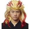 Fire Power Red and Yellow Anime Style Wig