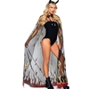 Flame Cape w/Headpiece Adult