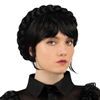 Crown Braid Wig Black