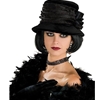 Black Velvet Cloche Hat