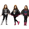 Color Skeleton Poncho Childs Assorted