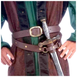 Medieval Double Wrap Belt & Scabbard