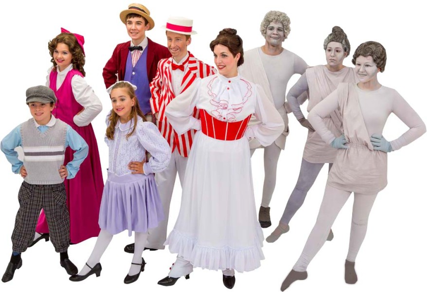 mary poppins halloween costume family